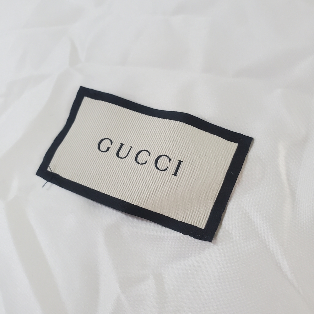 Gucci Beige and Green Tote with Red Stripe - Picture 8 of 16